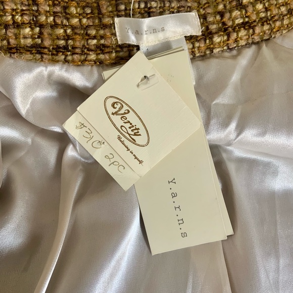 Vintage two piece tweed cape and skirt suit NWT - Picture 3 of 11